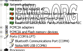 device manager com port